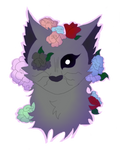 Flower Cat Sticker
