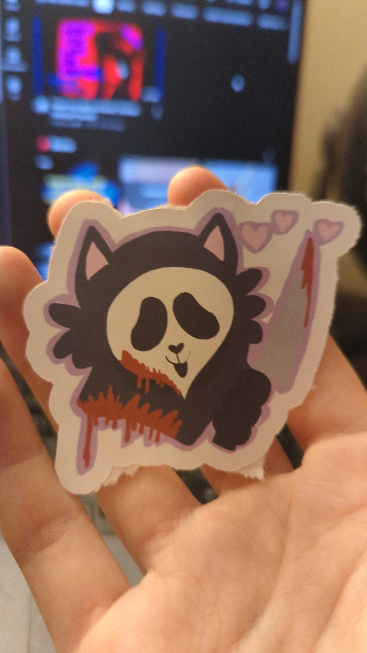 GhostCat Sticker
